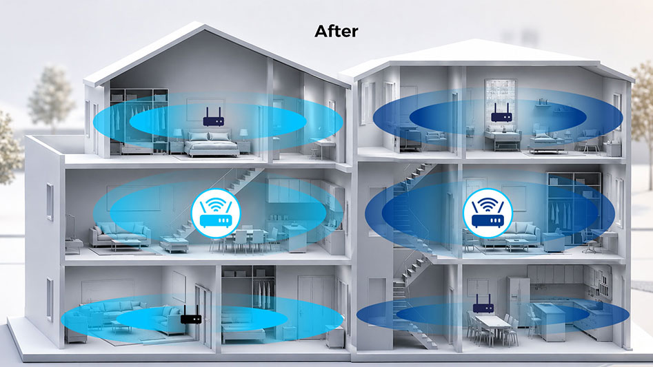 Network performance after Wi-Fi 8 multi-AP coordination