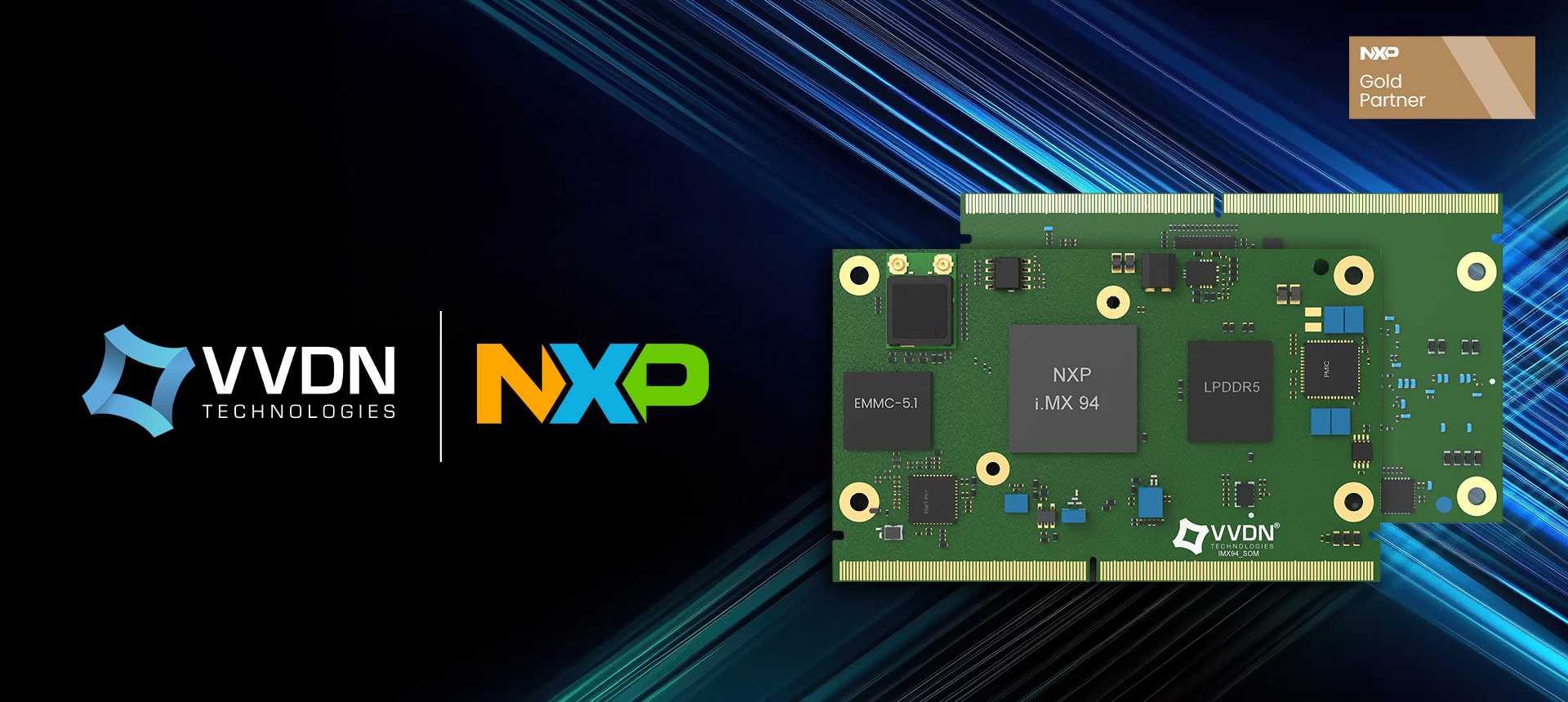 VVDN Launches NXP i.MX 94 MPU–Based System-on-Module for Real-Time Industrial Control and Edge Applications at Embedded World 2026